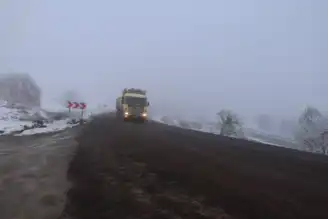 Yoğun Sis, İlçeler Arası Yolu Kapladı