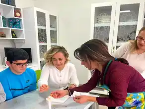 Çankırı'da Özel Eğitim Öğrencilerine Strafor Baskı Atölyesi