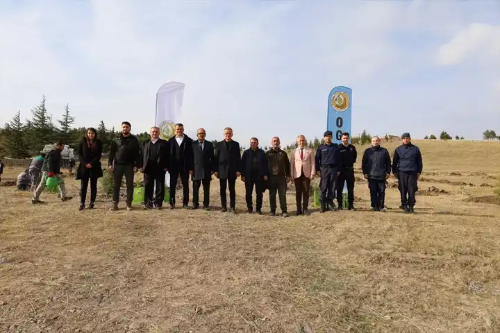 Çankırı'da Binlerce Fidan Toprağa Kavuştu